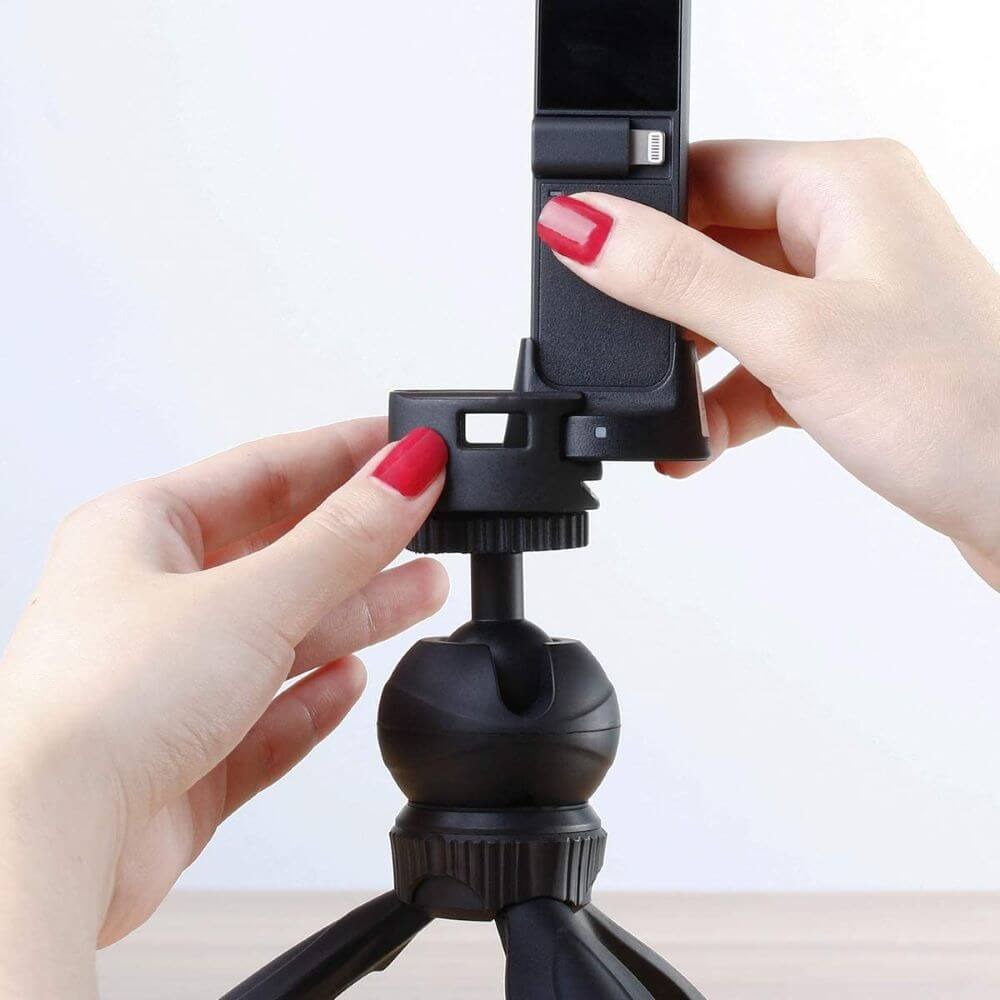 Suporte Base de Montagem para DJI Osmo Pocket com Encaixe 1/4 Polegadas - Ulanzi