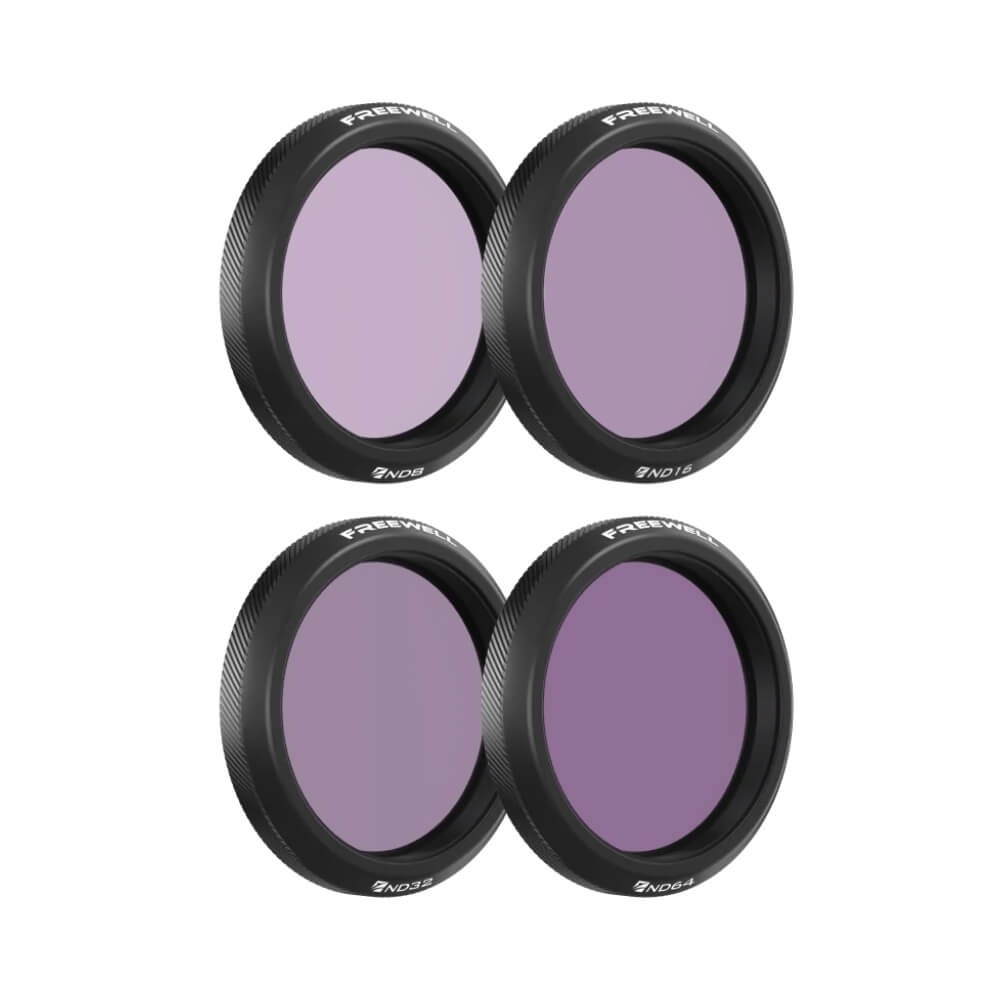Kit de Filtros ND8/16/32/64 para Câmera DJI Osmo Action 5 Pro / 4 / 3 - Freewell