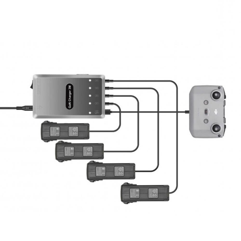 Hub de Carregamento para Baterias do Drone Mavic 3 / 3 Pro / Classic - StartRC