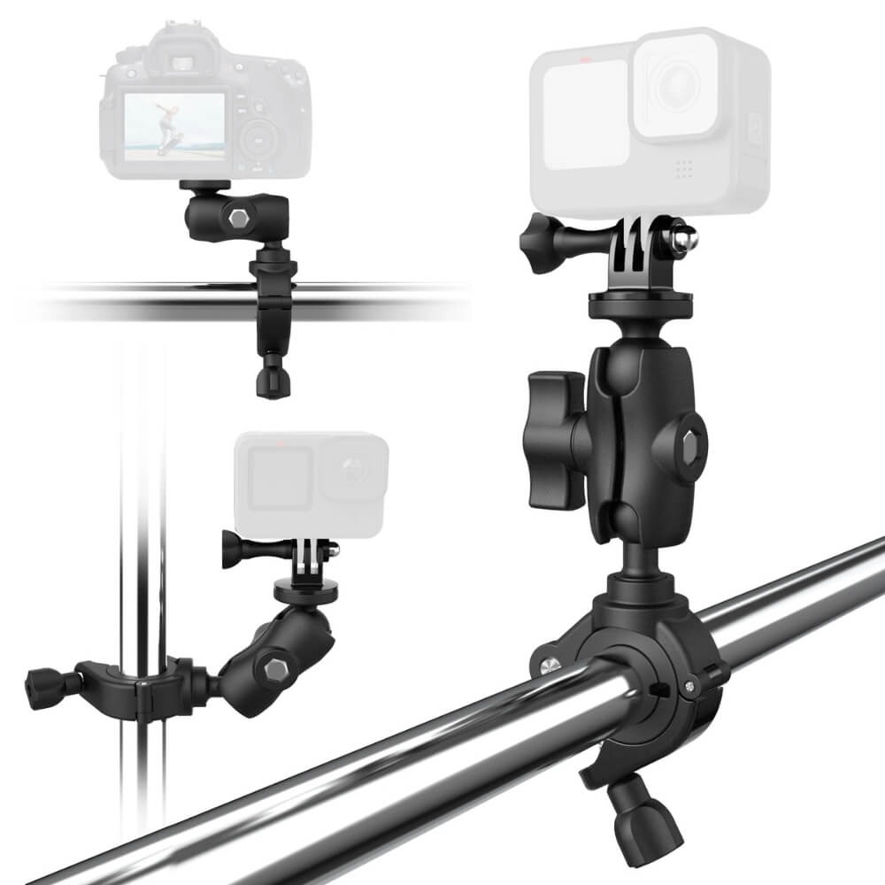 Suporte Guidão de Bike e Moto para GoPro e Câmeras Similares