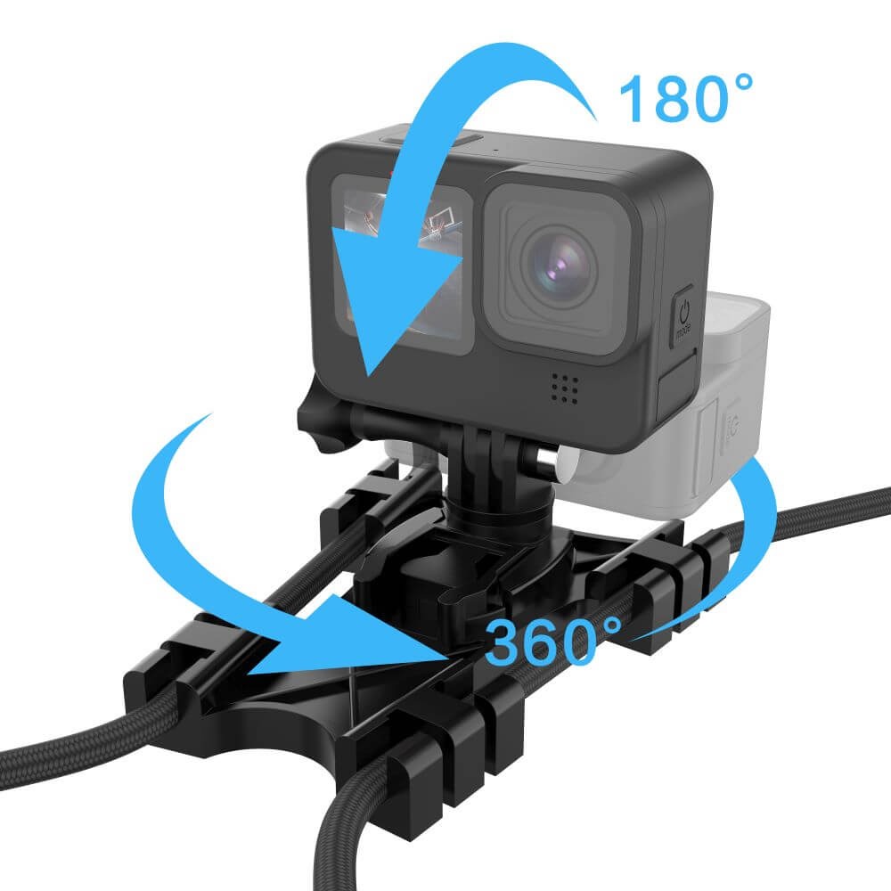Suporte Flexível Elástico para GoPro em Grades / Cercas / Árvores