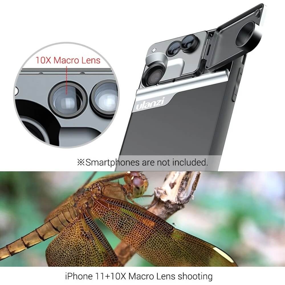 Kit de Lentes + Case para iPhone 11 - Ulanzi U-Lens