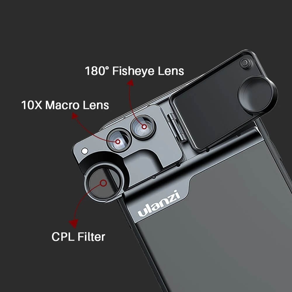 Kit de Lentes + Case para iPhone 11 - Ulanzi U-Lens