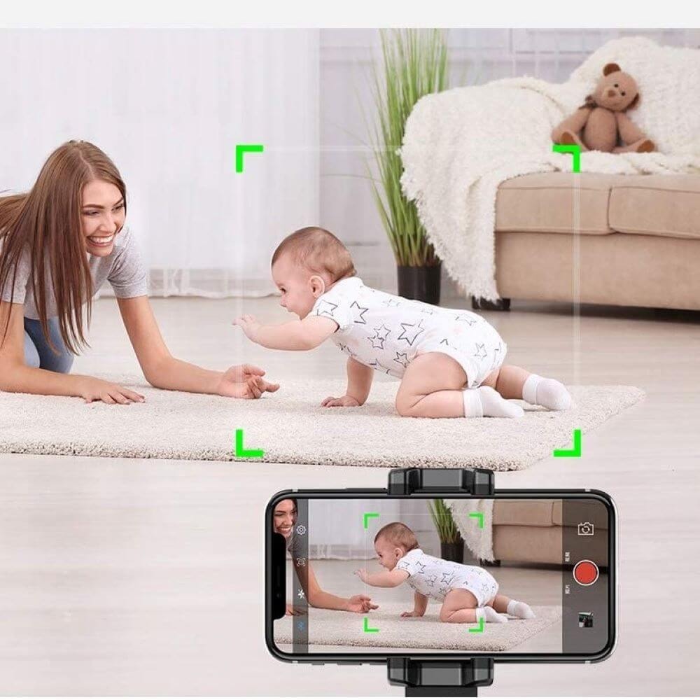 Suporte de Celular com Sistema de Rastreamento Inteligente de Rostos e Objetos