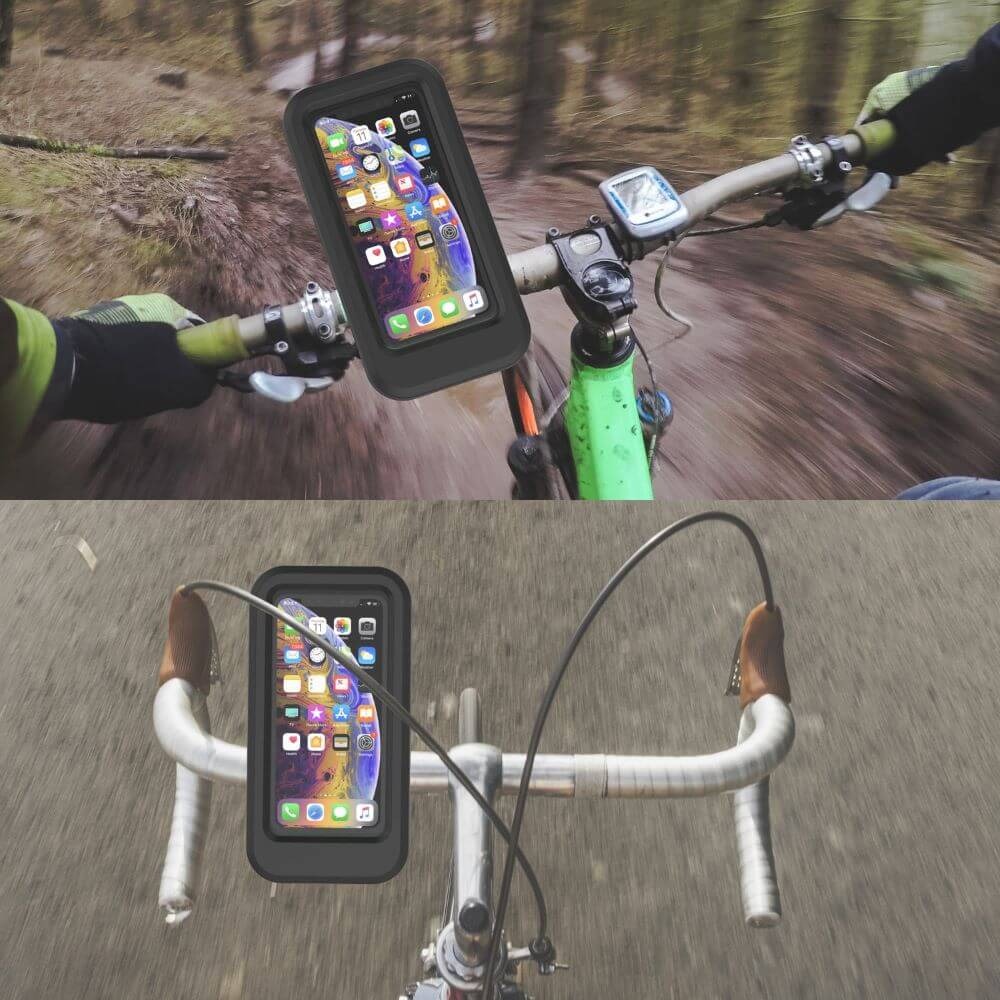 Suporte de Celular à Prova D'água para Guidão de Bike e Moto