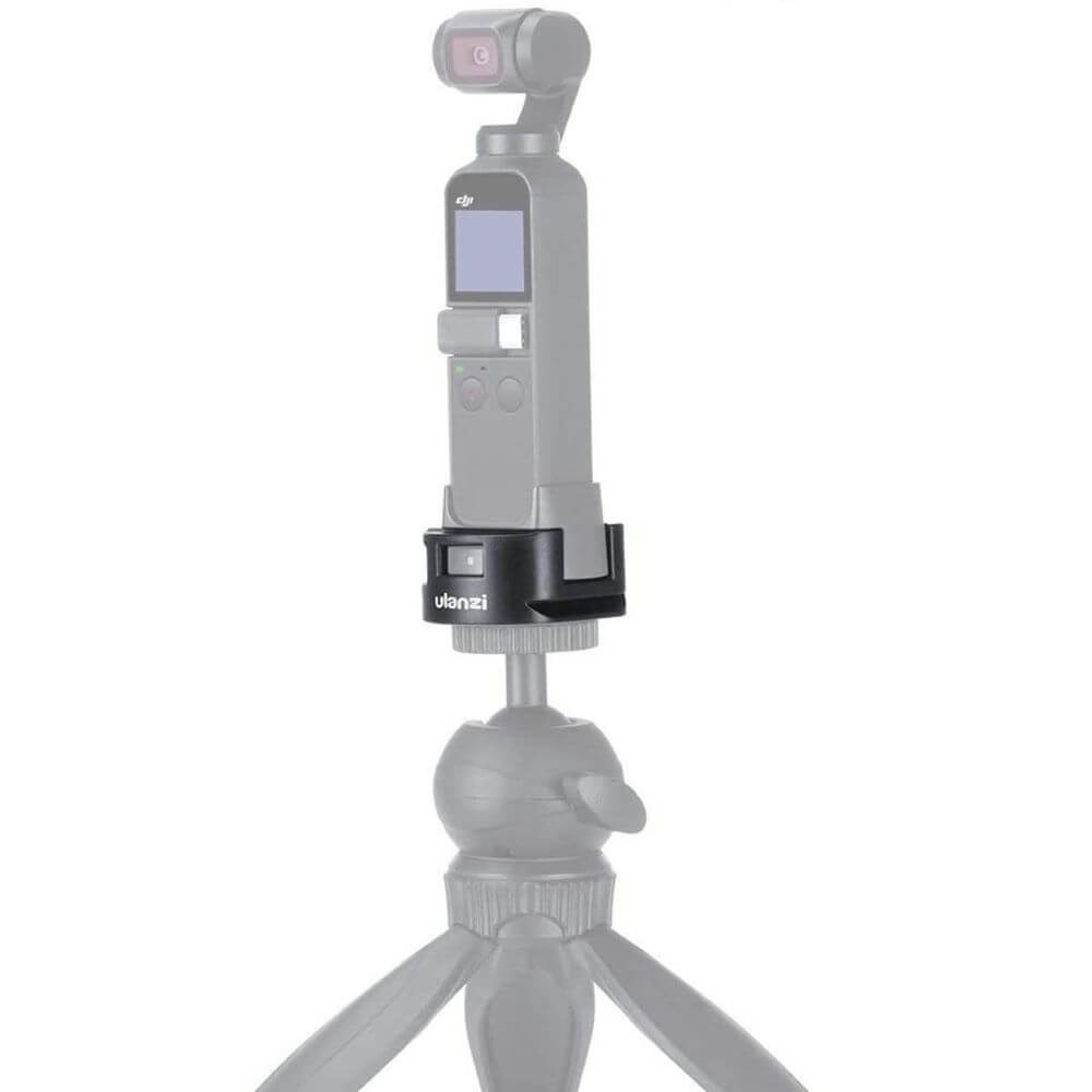 Suporte Base de Montagem para DJI Osmo Pocket com Encaixe 1/4 Polegadas - Ulanzi