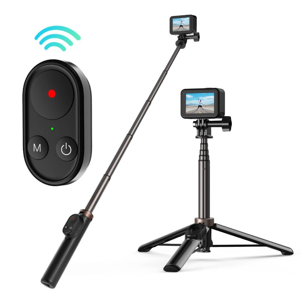 Bastão e Tripé para Celular e GoPro com Controle Disparador - Telesin