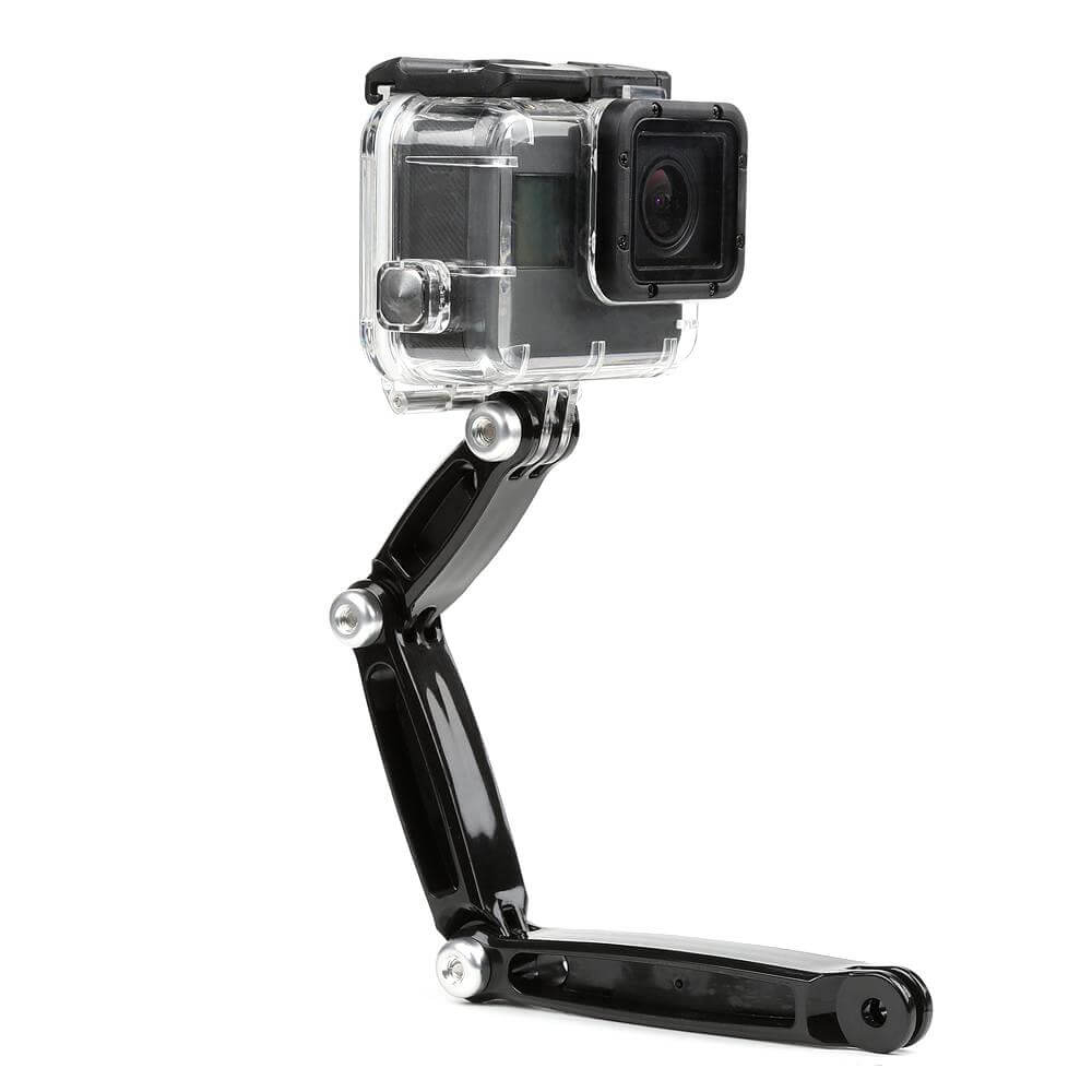 Suporte Extensor GoPro e Câmeras Similares Mesma Direção Linha Reta