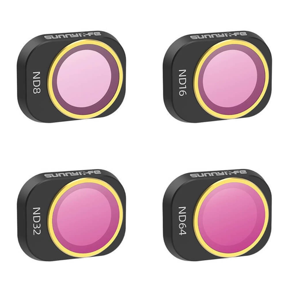 Kit de Filtros ND (8 / 16 / 32 / 64) para Drone DJI Mini 4 Pro - Sunnylife