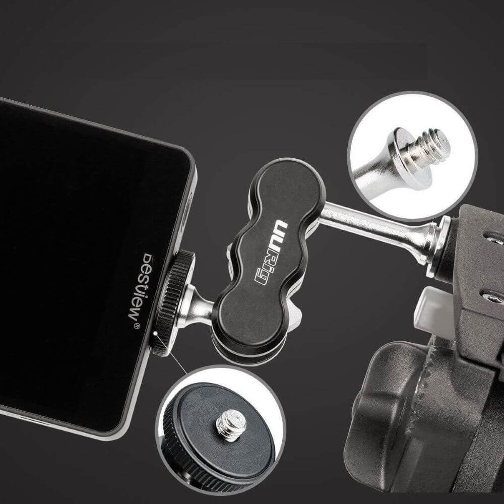Adaptador de Montagem Articulável com Encaixe 1/4Polegadas - Ulanzi