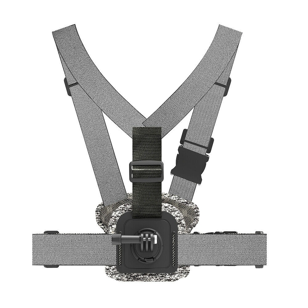 Suporte de Peito Duplo para GoPro e Câmeras Similares - Telesin