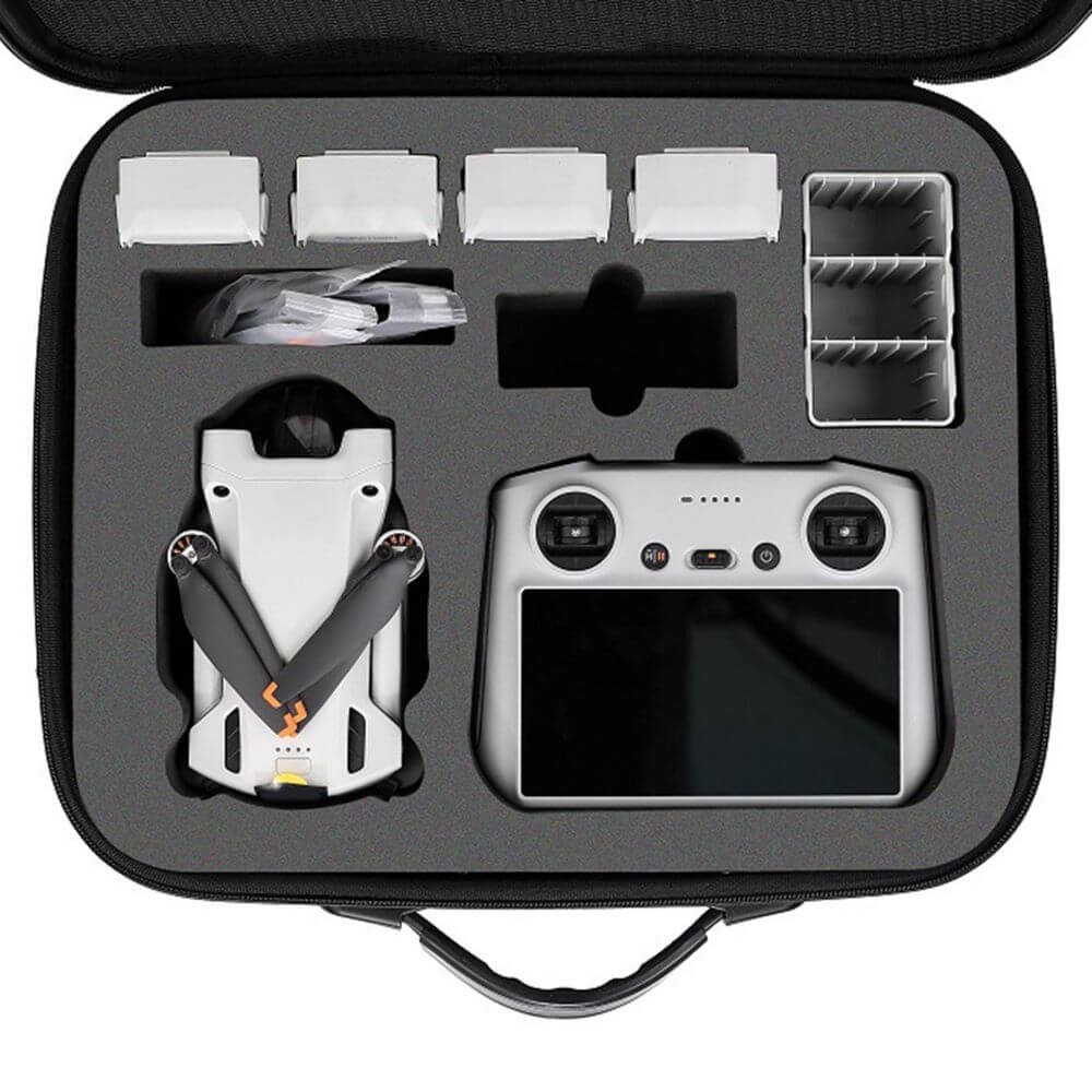 Maleta para Drone DJI Mini 3 Pro com Alça de Ombro - Cor Preto