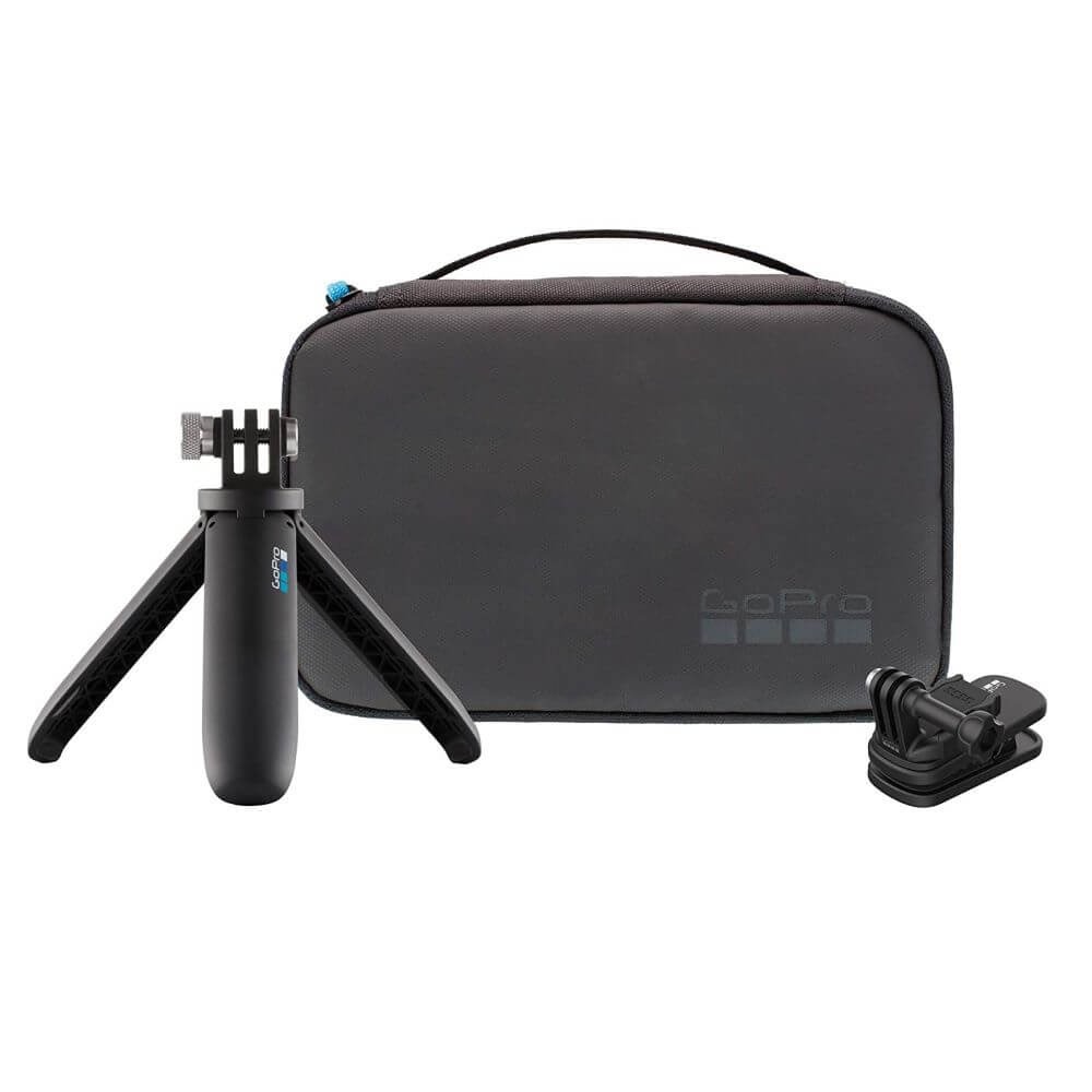 Kit Viagem GoPro 2.0 - Bastão Shorty + Clip Magnético + Estojo -  AKTTR-002