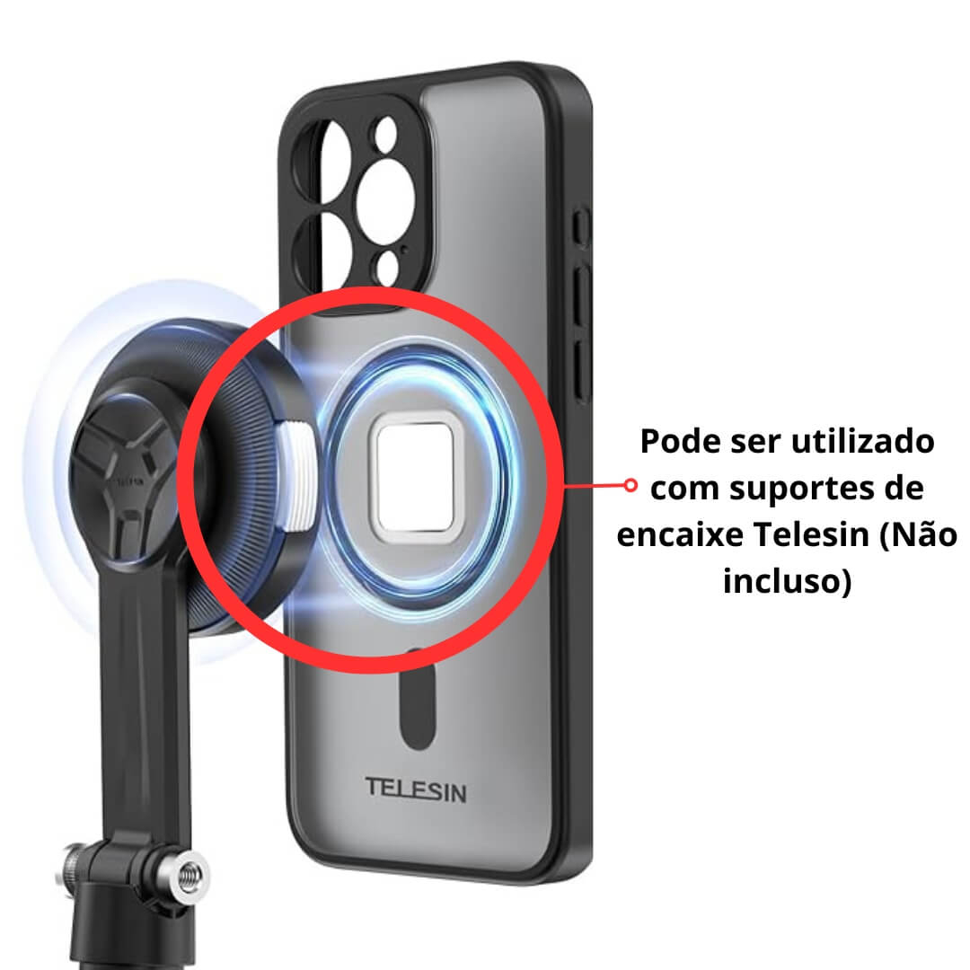 Capa Case a Prova D’água para iPhone 16 Pro - Telesin