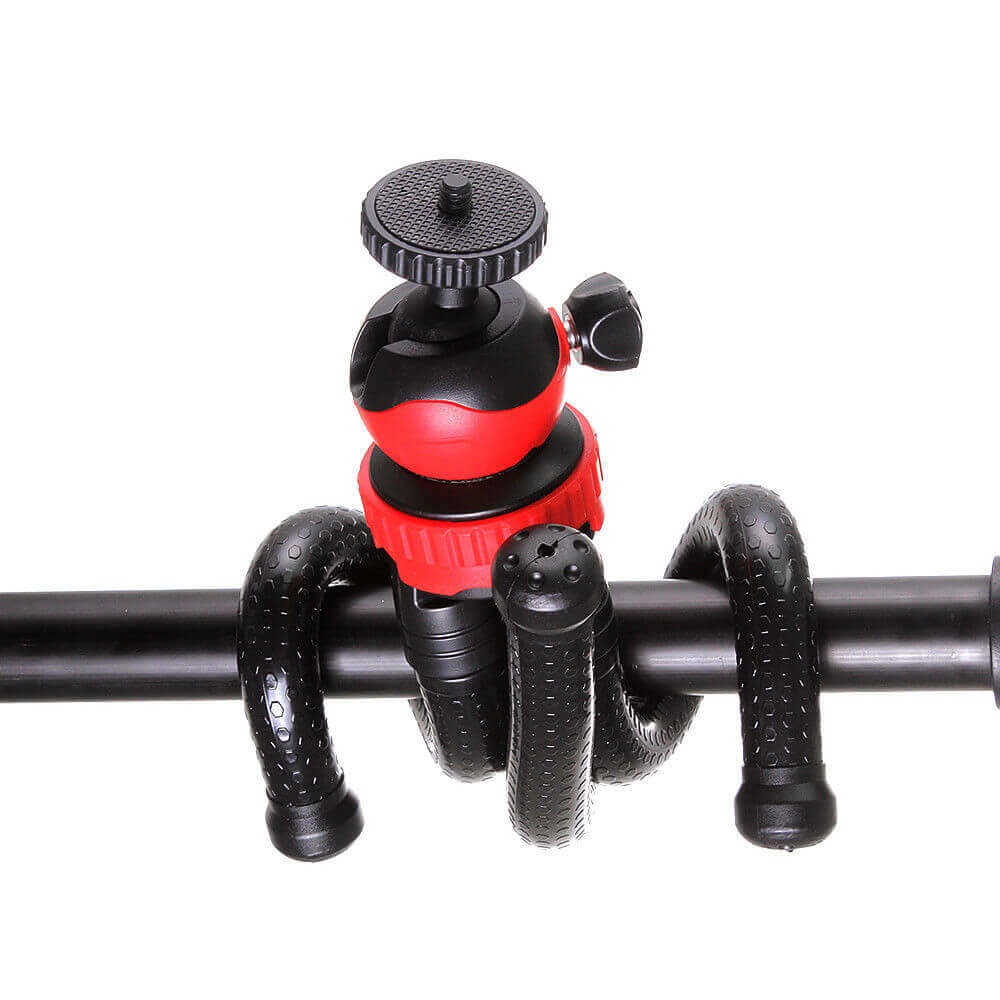Tripé para GoPro / Celular / Câmeras Compactas Octopus Flexível