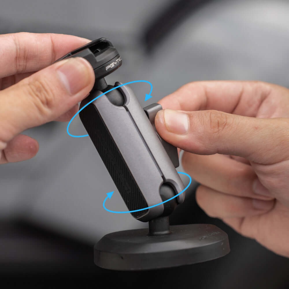 Suporte Magnético para GoPro com Sistema Engate Rápido - Pgytech CapLock