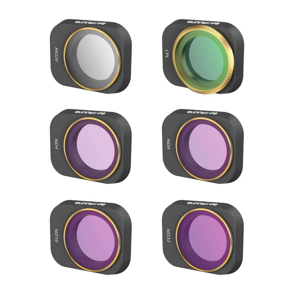Kit de Filtros UV ND e CPL para Drone DJI Mini 3 / 3 Pro - Sunnylife