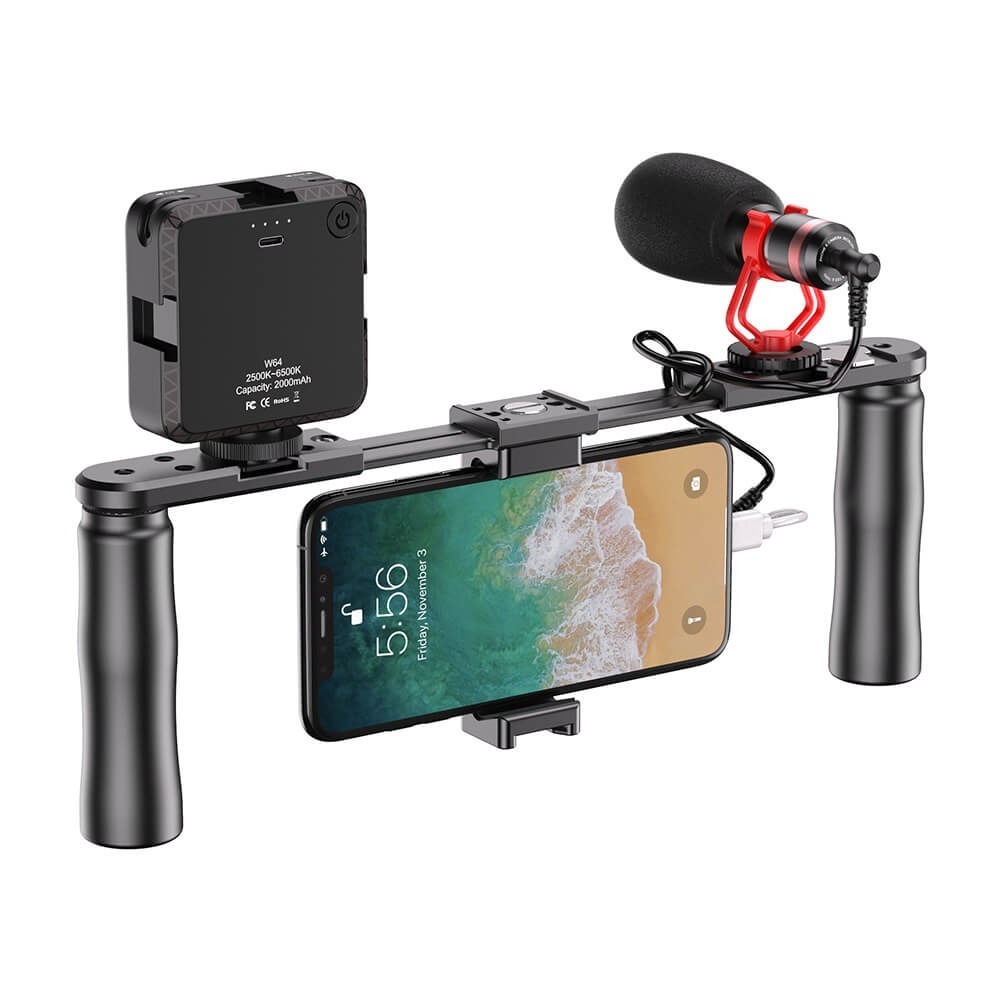Suporte Estabilizador Manual para Celular e Câmera - Apexel