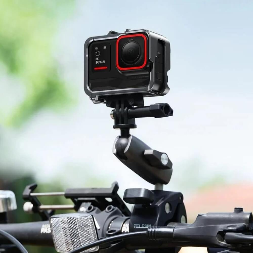 Suporte Frame de Alumínio para Câmera Insta360 Ace / Ace Pro - Telesin