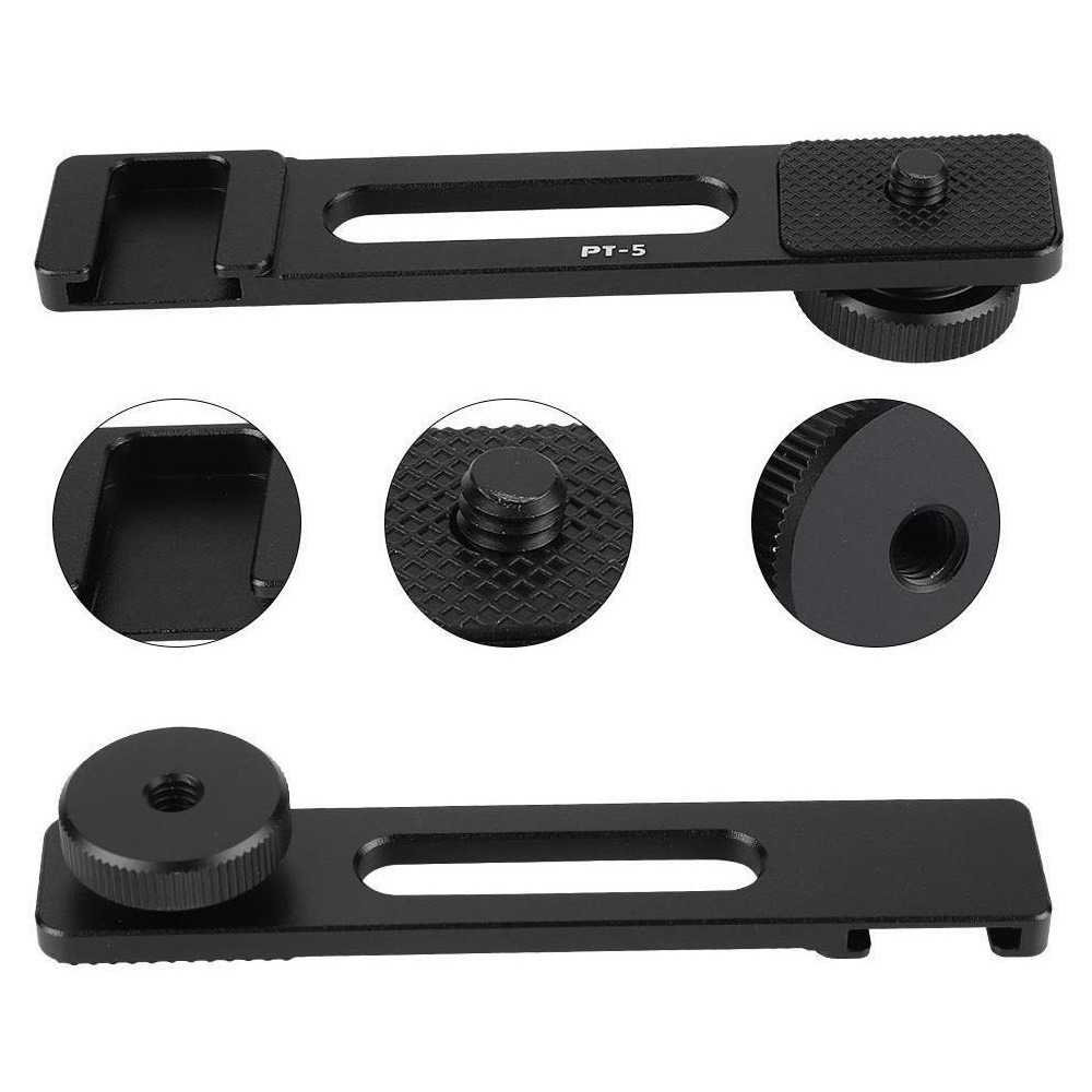 Placa de Montagem Dupla para Câmeras / Iluminadores Led / Microfones - Ulanzi