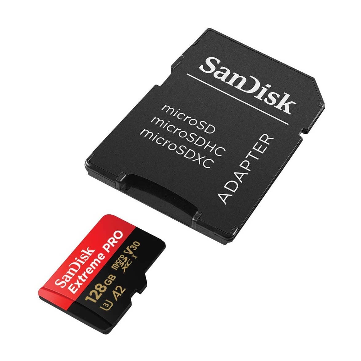 Cartão de Memória 128GB SanDisk Extreme Pro MicroSDXC 200Mb/s UHS-I V30 U3 A2