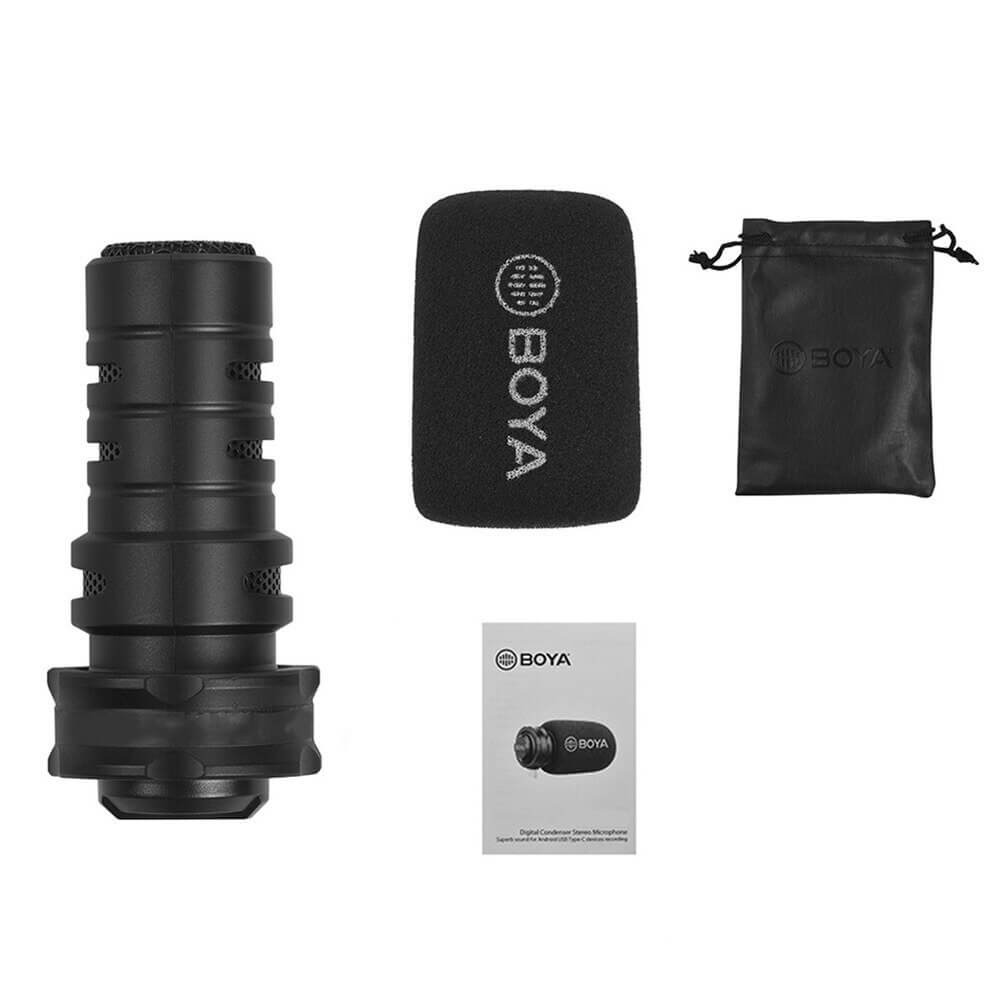 Microfone Direcional para Celulares e Tablets - BOYA BY-A7H