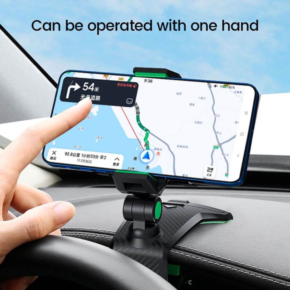 Suporte de Celular para Painel / Retrovisor / Quebra-Sol de Carro