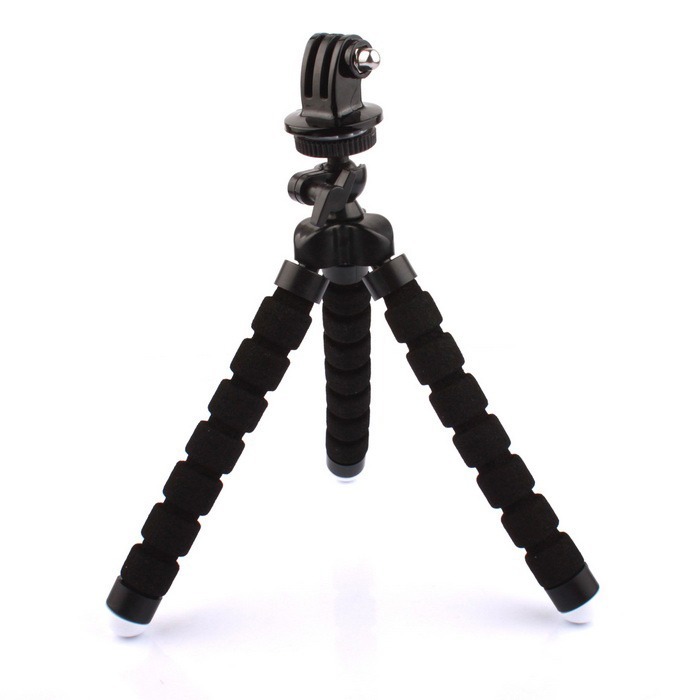 Mini Tripé Flexível Octopus Para GoPro e Câmeras Compactas