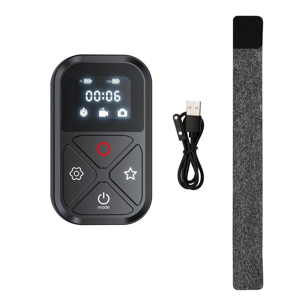 Controle Remoto para GoPro MAX e Hero 13 / 12 / 11 / 10 / 9 / 8 Black - Telesin