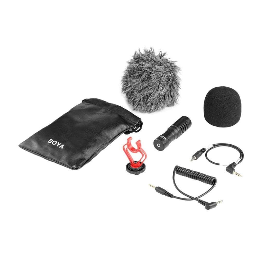 Microfone Externo para GoPro / Câmeras DSLR / Celular - BOYA BY-MM1
