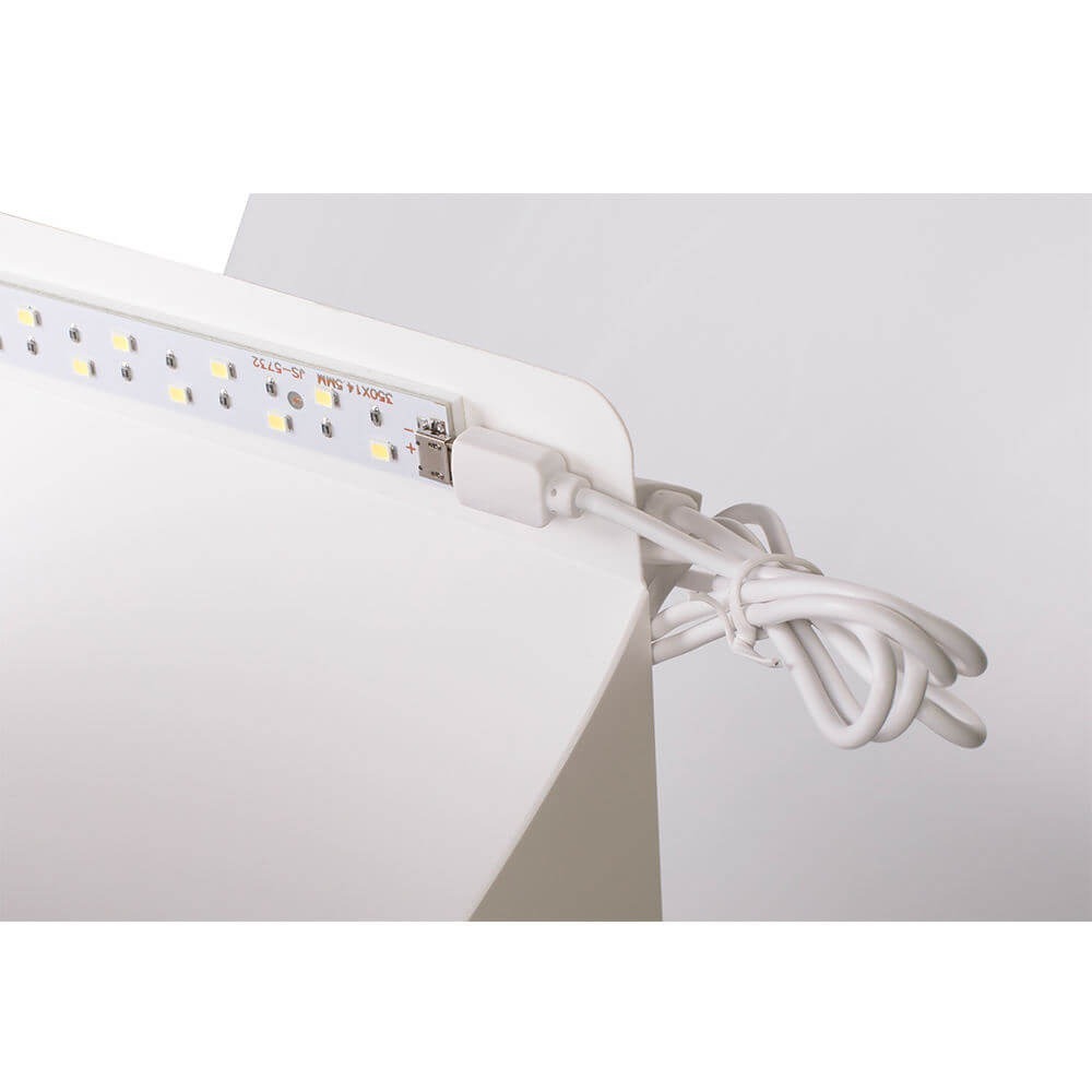 Mini Estúdio Fotográfico Portátil 30cm com Luzes de LED