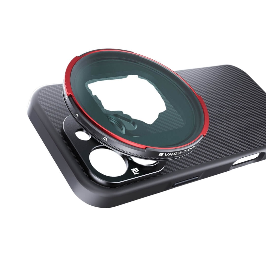 Filtro ND Variável / CPL para Case Sherpa Iphone Series - Freewell Filtro ND Variável / CPL para Case Sherpa Iphone Series - Freewell