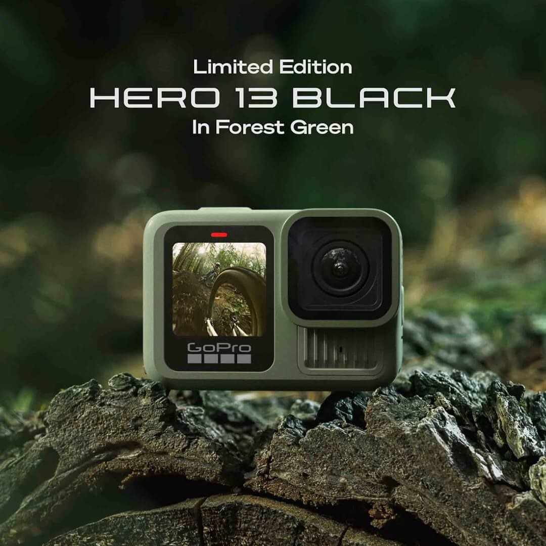 Câmera GoPro Hero 13 Black Forest Green à Prova D’água 27MP 5.3K