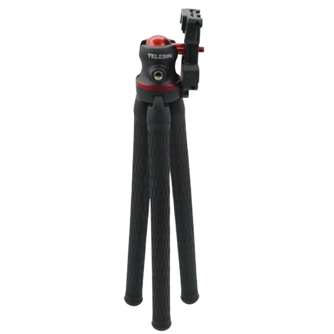 Tripé Flexível para Celular / Câmeras DSLR / GoPro - Telesin