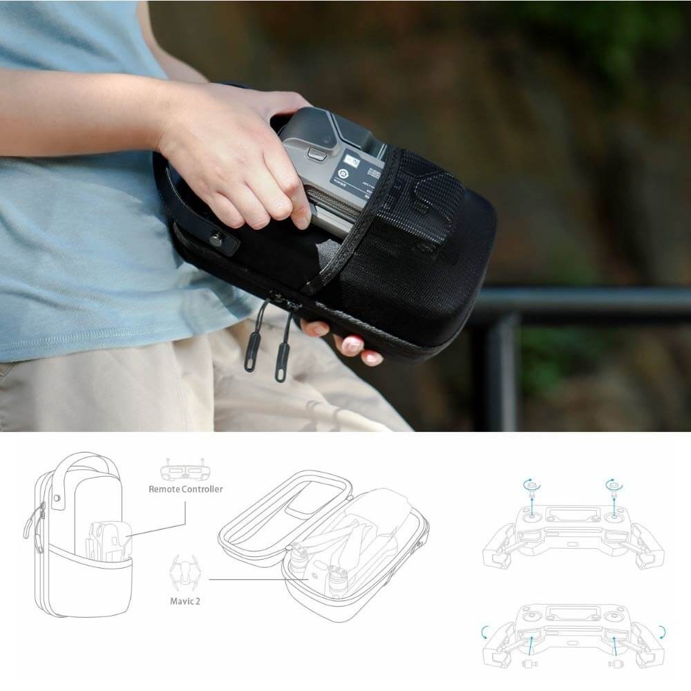 Mini Case para Drone DJI Mavic 2 Pro e Mavic 2 Zoom Pgytech
