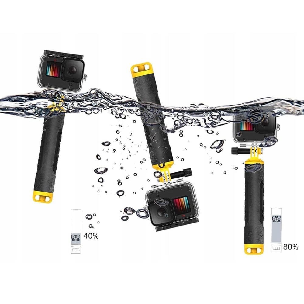 Bastão de Mão Flutuante para GoPro e Câmeras Similares - Telesin
