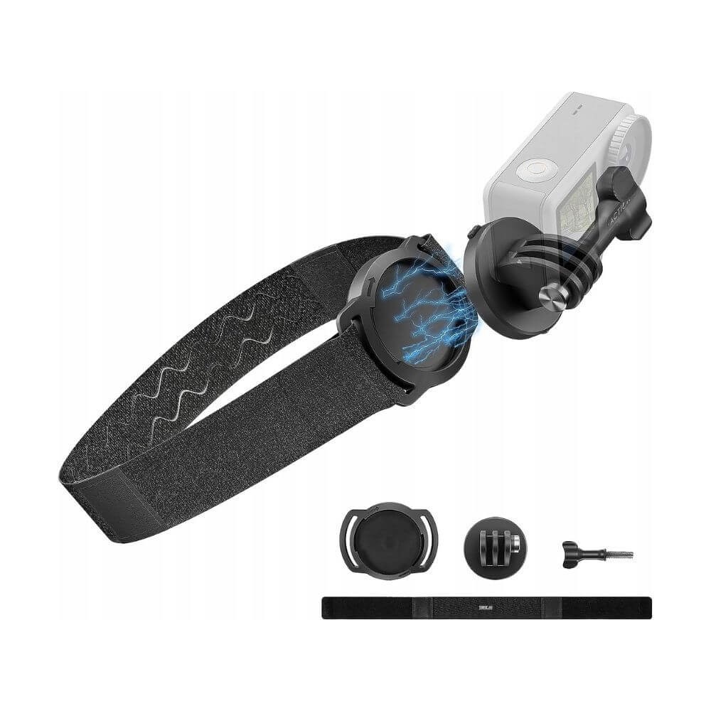 Suporte Faixa de Cabeça Magnético para Gopro e Câmeras Similares - StartRC