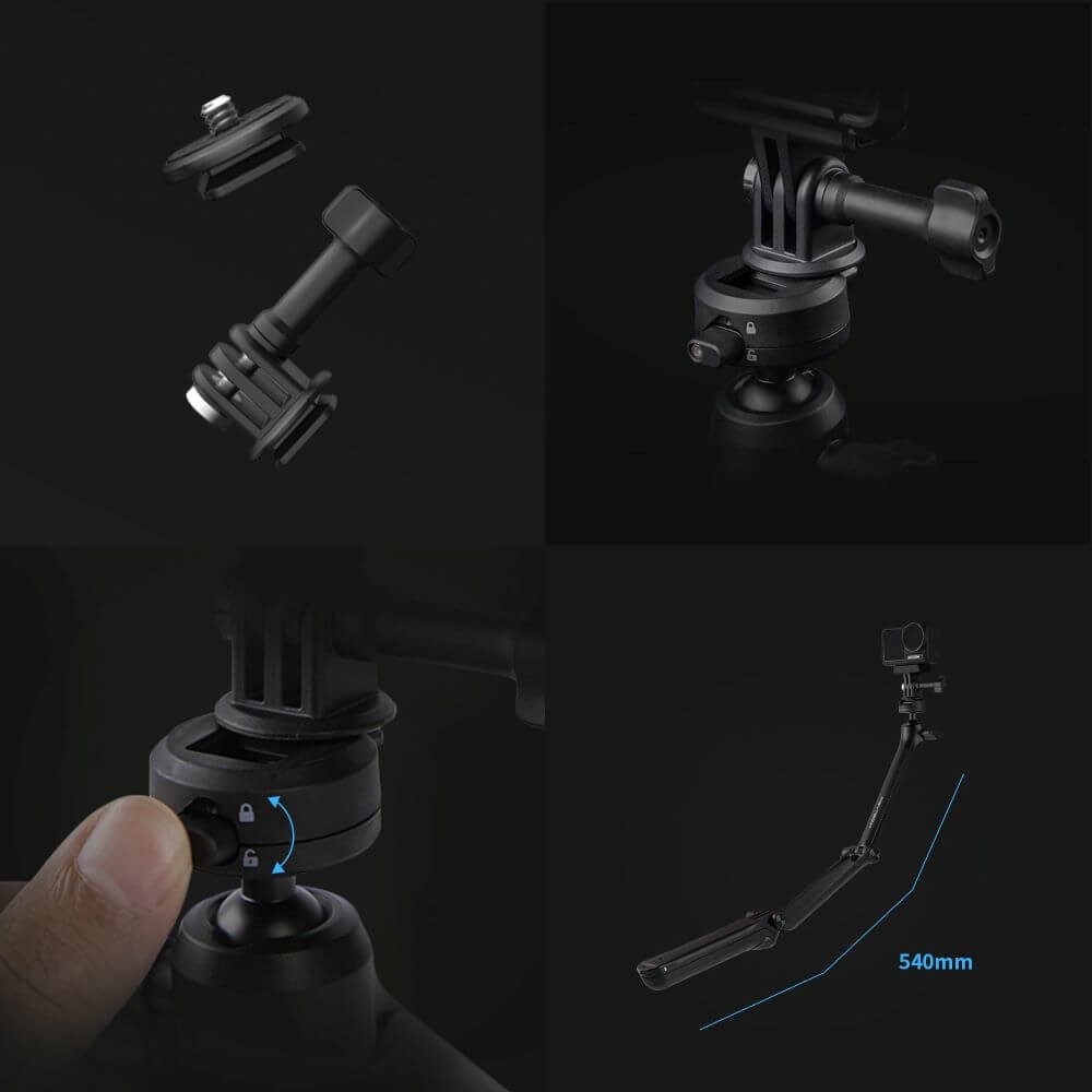 Bastão e Tripé para GoPro e Câmeras Compactas - Pgytech MantisPod Z