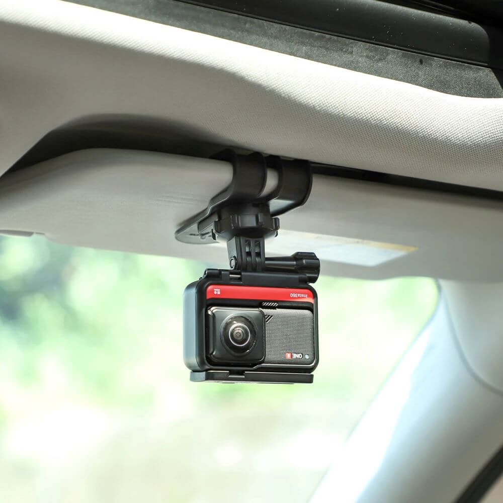 Suporte para GoPro e Câmeras Compactas em Quebra-Sol de Carro - Sunnylife