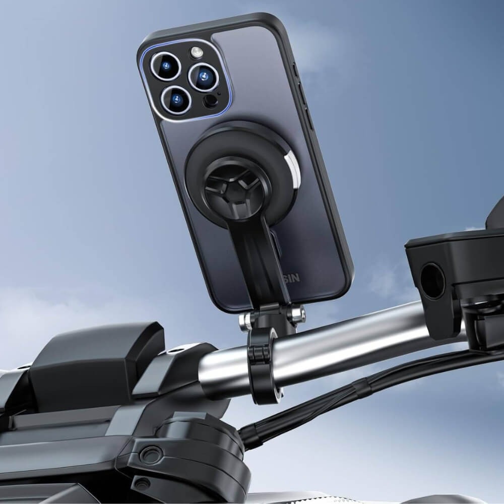 Suporte de Guidão Magnético para IPhone 15 Pro Max - Telesin