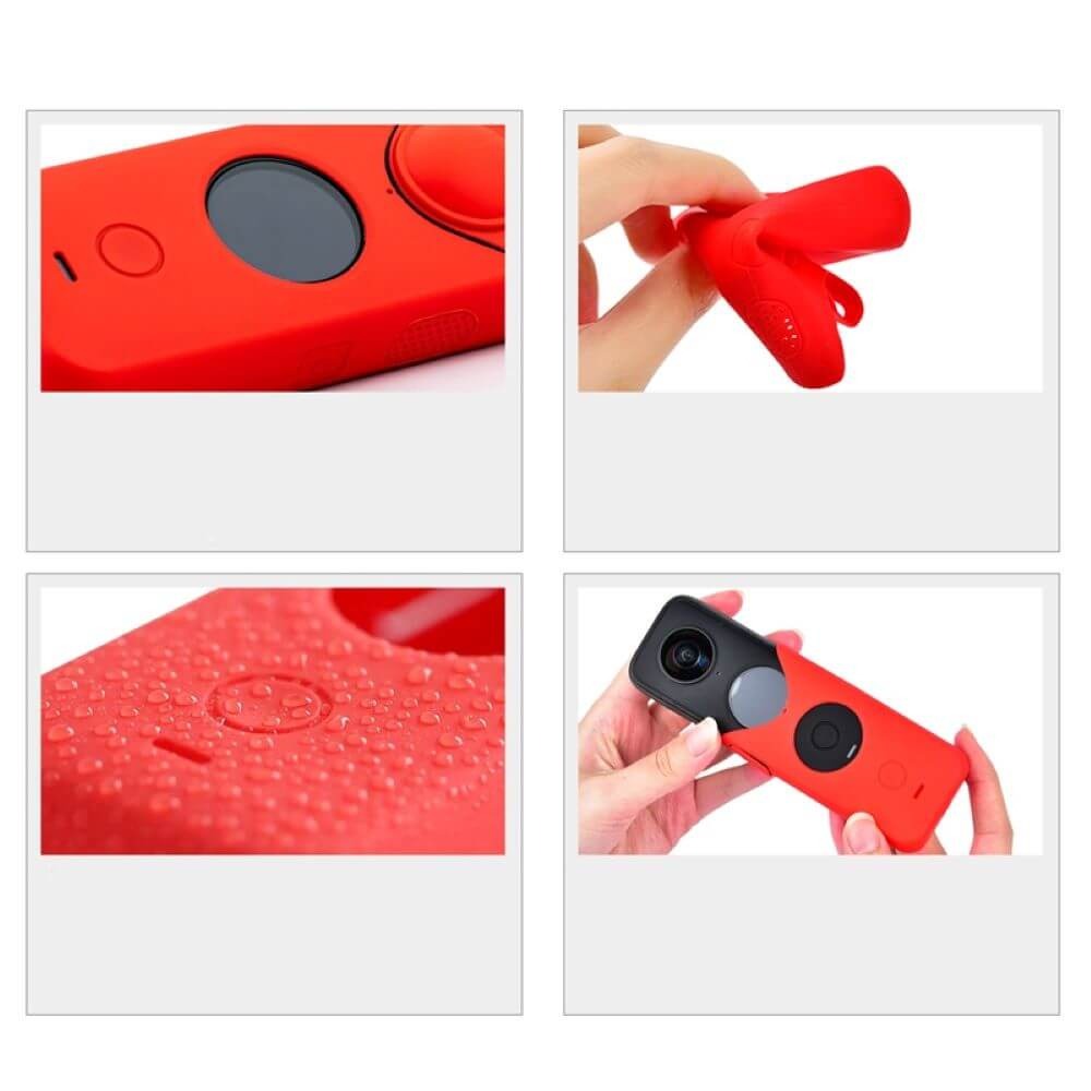 Capa de Silicone + Tampa para Lente Câmera Insta360 One X2 - StartRC