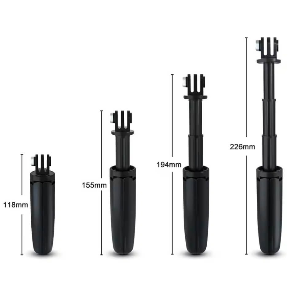 Mini Bastão e Tripé para GoPro e Câmeras Similares