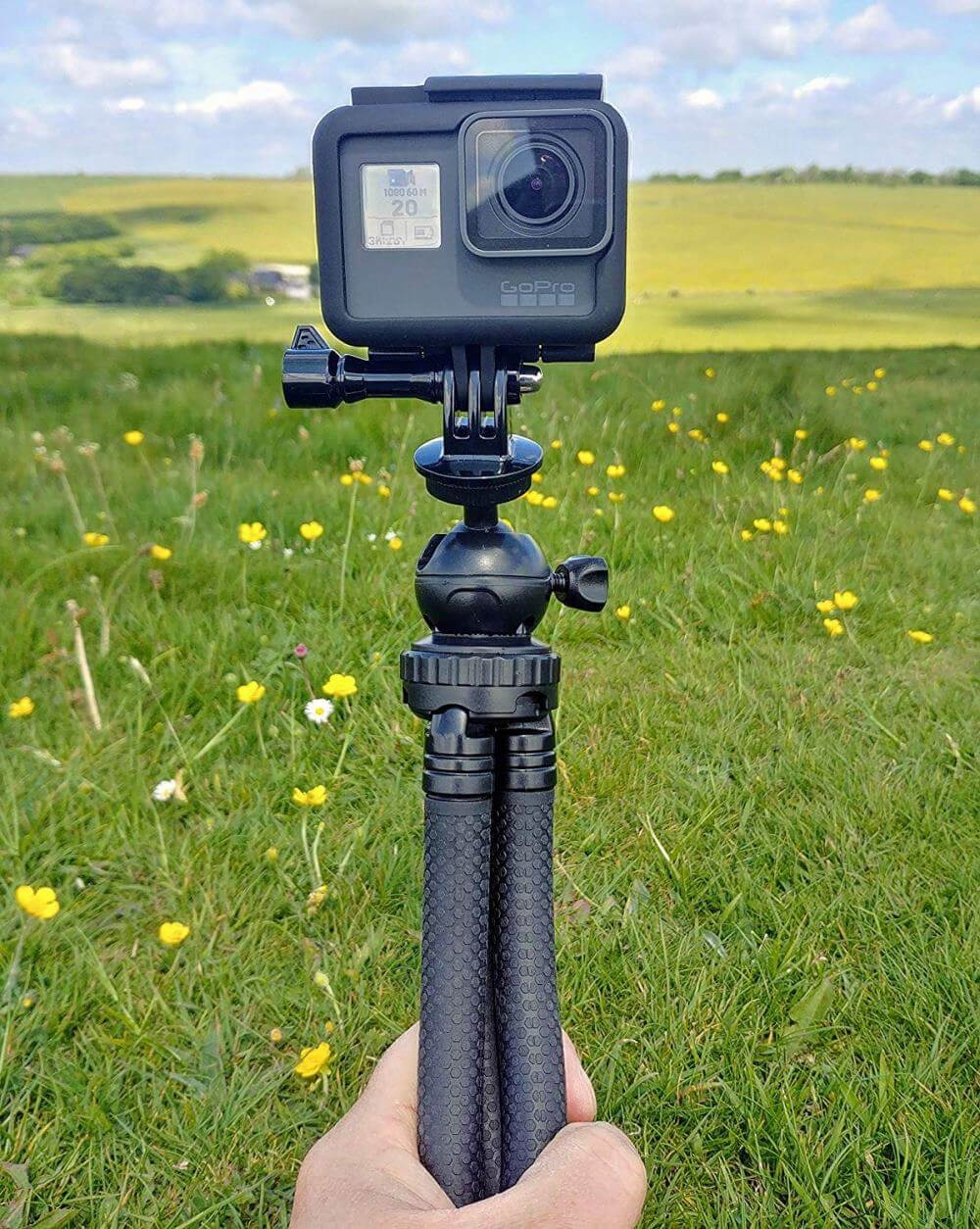 Tripé Articulado para Celular / GoPro / Câmeras Compactas - 25cm