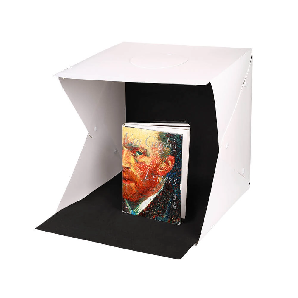 Mini Estúdio Fotográfico Portátil 30cm com Luzes de LED
