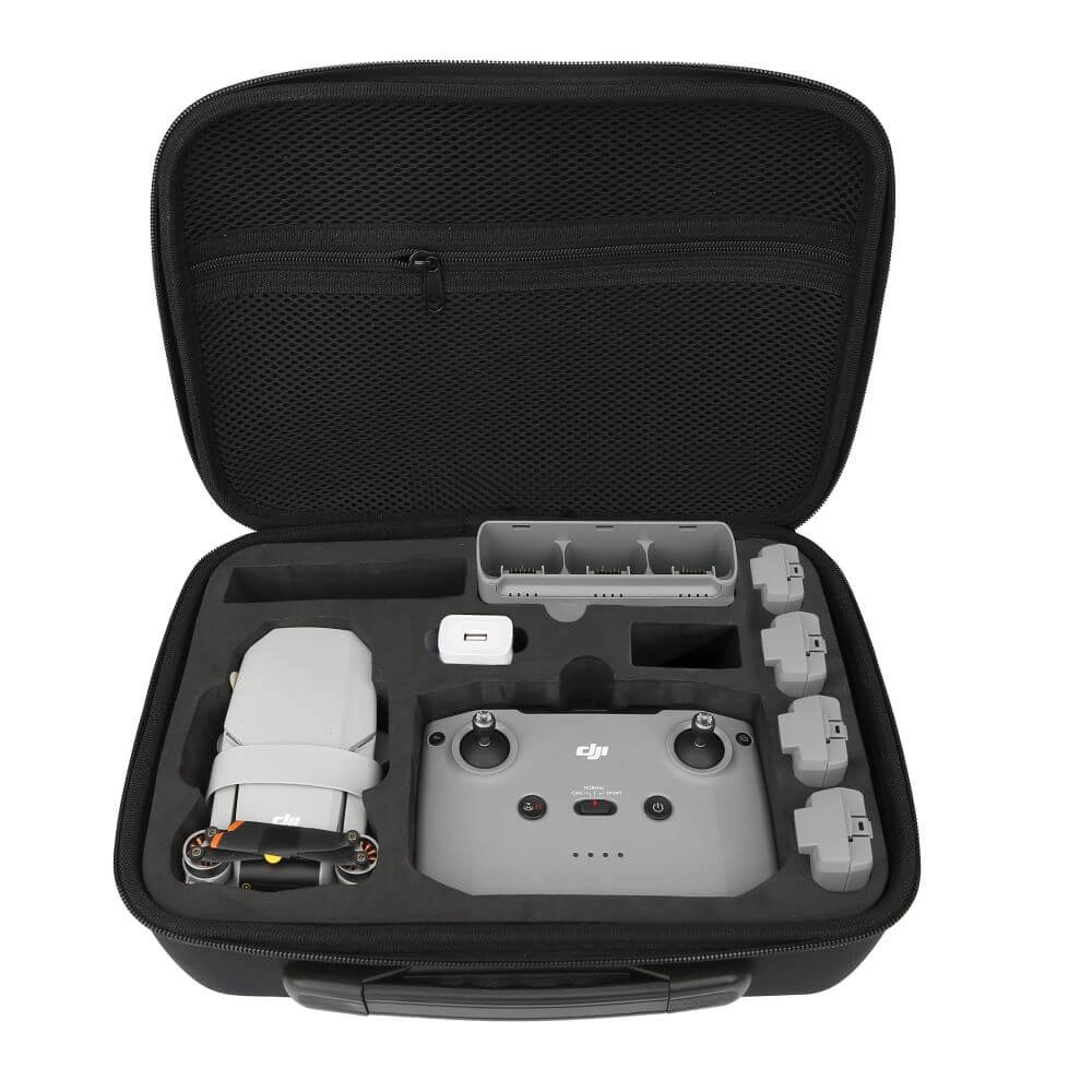 Maleta para Drone DJI Mini 2 / Mini 2 SE / Mini 4k com Alça de Ombro - Cor Preto