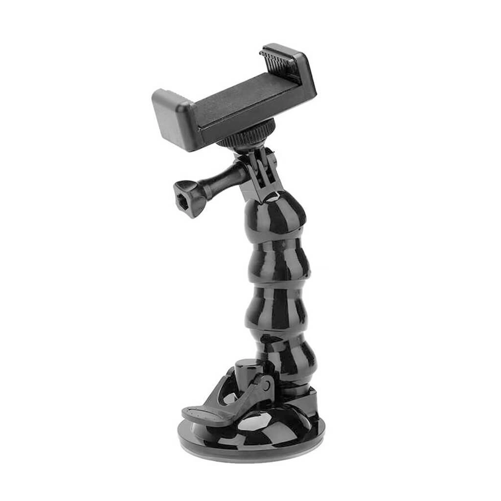Suporte Ventosa Flexível para GoPro / Câmeras / Celulares - Telesin