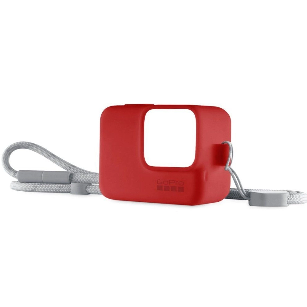 Capa Silicone GoPro Hero 7 6 5 Black + Cordão Ajustável - Sleeve + Lanyard