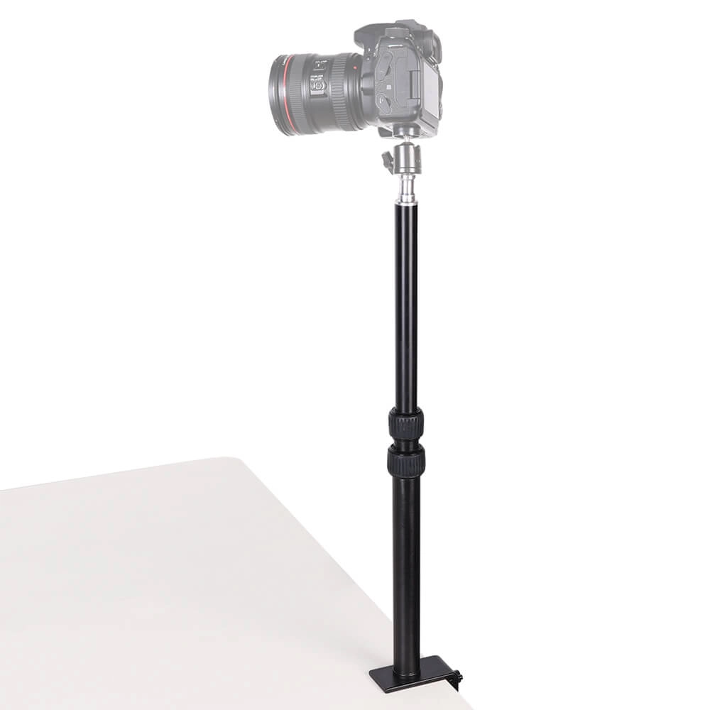 Suporte de Mesa para Câmeras e Iluminação Encaixe 1/4 Polegadas