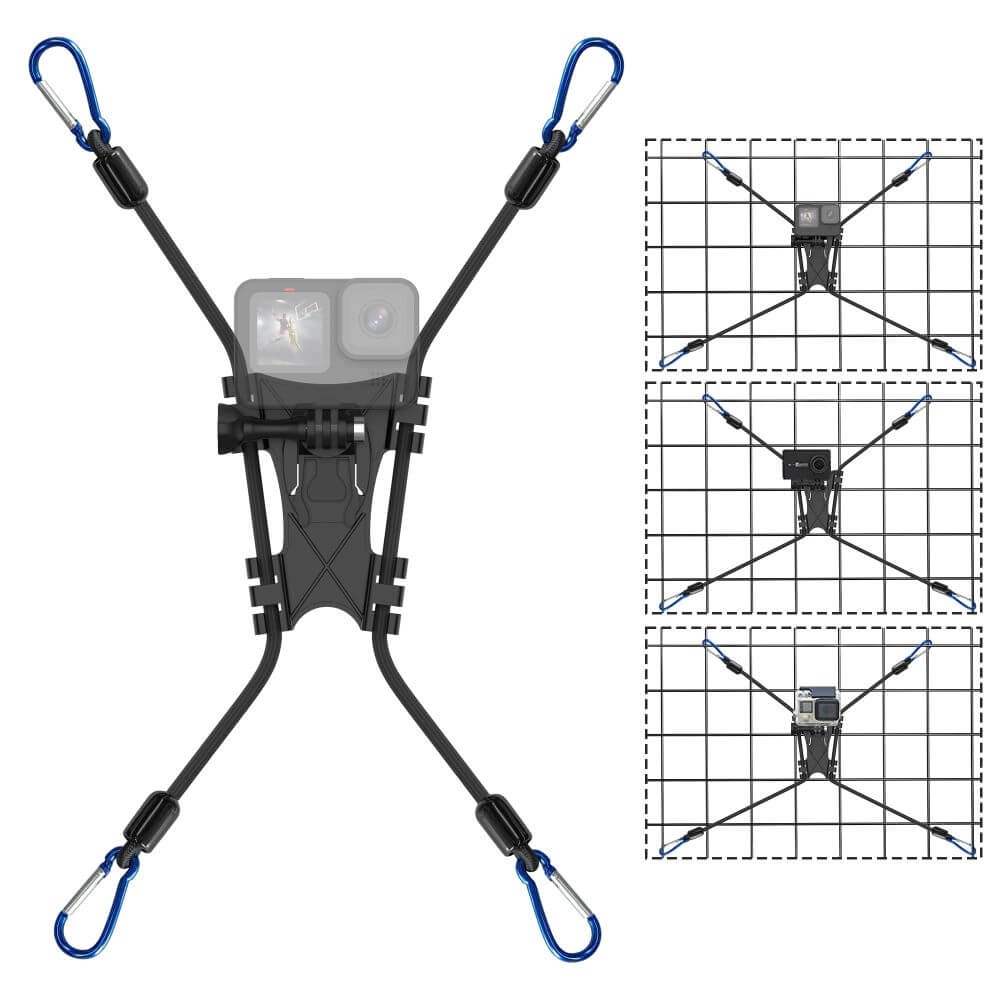 Suporte Flexível Elástico para GoPro em Grades / Cercas / Árvores