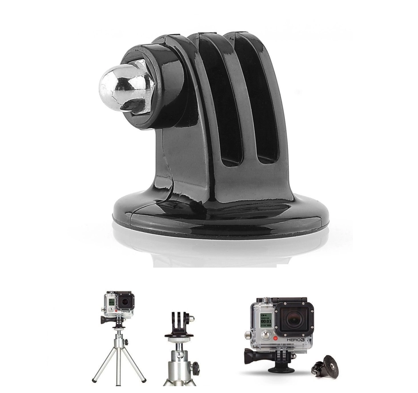 Adaptador Tripod Para GoPro e Câmeras Similares